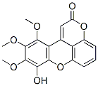 hydroxytrimethoxy-2H-pyrano[2,3,4-kl]xanthen-2-one 结构式