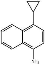 4-环丙基-1-萘胺 结构式