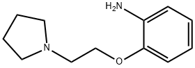 2-(2-(吡咯烷-1-基)乙氧基)苯胺 结构式