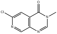 6-氯-3-甲基吡啶并[3,4-D]嘧啶-4(3H)-酮 结构式