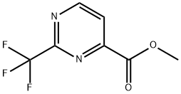 2-三氟甲基-4-嘧啶甲酸甲酯 结构式