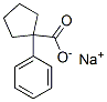 1-Phenyl-1-cyclopentanecarboxylic acid sodium salt 结构式
