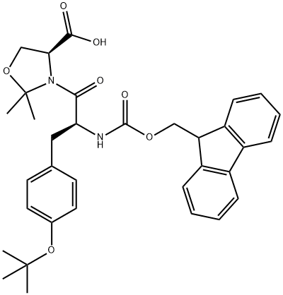 (S)-3-((S)-2-((((9H-Fluoren-9-yl)methoxy)carbonyl)amino)-3-(4-(tert-butoxy)phenyl)propanoyl)-2,2-dimethyloxazolidine-4-carboxylicacid