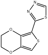 1,3,4-Thiadiazole,  2-(2,3-dihydrothieno[3,4-b]-1,4-dioxin-5-yl)- 结构式