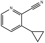 2-氰基-3-环丙基吡啶 结构式