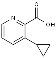 3-环丙基皮考啉酸 结构式