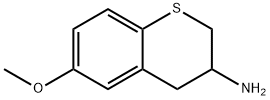 6-甲氧基硫代色满-3-胺 结构式