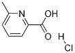 2-Pyridinecarboxylic acid, 6-Methyl-, hydrochloride 结构式