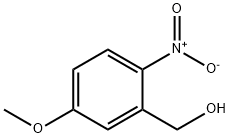 (5-甲氧基-2-硝基苯基)甲醇 结构式