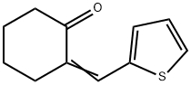 (2E)-2-(THIEN-2-YLMETHYLENE)CYCLOHEXANONE 结构式