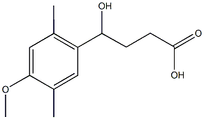 4-羟基-4-(4-甲氧基-2,5-二甲基苯基)丁酸 结构式