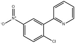 2-(2-氯-5-硝基苯基)吡啶 结构式