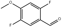 2,5-二氟-4-甲氧基苯甲醛 结构式