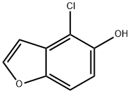 5-Benzofuranol,  4-chloro- 结构式