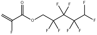 1H,1H,5H-OCTAFLUOROPENTYL 2-FLUOROACRYLATE 结构式