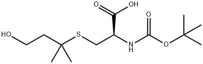 N-Boc-L-felinine 结构式