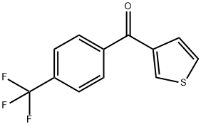 3-(4-TRIFLUOROMETHYLBENZOYL)THIOPHENE 结构式