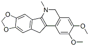 2,3-dimethoxy-6-methyl-8,9-(methylenedioxy)-11H-indeno(1,2-c)isoquinoline 结构式