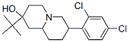 2-tert-butyl-7-(2,4-dichlorophenyl)octahydro-2H-quinolizin-2-ol 结构式