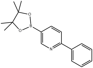 2-苯基-5-吡啶硼酸酯 结构式