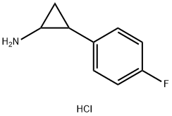 2-(4-氟苯基)环丙胺盐酸盐 结构式
