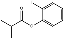 Propanoic acid, 2-Methyl-, 2-fluorophenyl ester 结构式