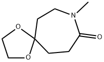 1,4-Dioxa-8-azaspiro[4.6]undecan-9-one, 8-Methyl- 结构式