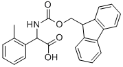 Α-[[(9H-芴-9-基甲氧基)羰基]氨基]-2-甲基苯乙酸 结构式