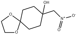 8-(nitromethyl)-1,4-dioxaspiro[4.5]decan-8-ol 结构式