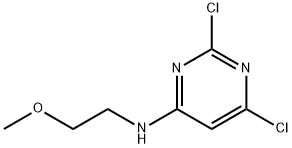 2,6-二氯-N-(2-甲氧基乙基)嘧啶-4-胺 结构式