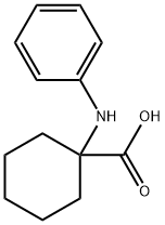 1-PHENYLAMINO-CYCLOHEXANECARBOXYLIC ACID 结构式