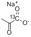 丙酮酸钠-1-13C 结构式