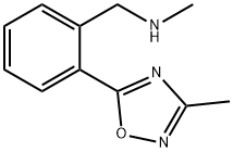 n-methyl[2-(3-methyl-1,2,4-oxadiazol-5-yl)phenyl]methylamine 结构式