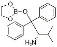 (S)-1-(1,3,2-二氧杂戊硼烷-2-基氧基)-3-甲基-1,1-二苯基丁烷-2-胺 结构式