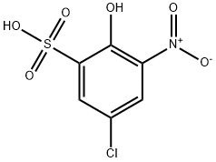 4-Chloro-2-nitrophenol-6-sulfonic acid 结构式