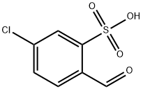 5-chloro-2-formylbenzenesulphonic acid 结构式