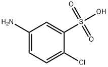 4-氯苯胺-3-磺酸 结构式
