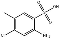 3-氯对甲苯胺-6-磺酸 结构式