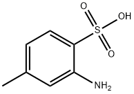 2-氨基-4-甲基苯磺酸 结构式