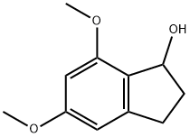 2,3-DIHYDRO-5,7-DIMETHOXY-1H-INDEN-1-OL 结构式