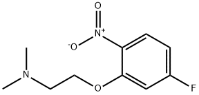 ETHANAMINE,2-(5-FLUORO-2-NITROPHENOXY)-N,N-DIMETHYL- 结构式