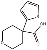 四氢吡喃-4-羧酸噻吩酯 结构式
