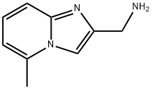 5-甲基咪唑并[1,2-A]吡啶-2-甲胺 结构式