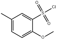 2-甲氧基-5-甲基-苯磺酰氯 结构式