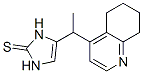 2H-Imidazole-2-thione,  1,3-dihydro-4-[1-(5,6,7,8-tetrahydro-4-quinolinyl)ethyl]- 结构式