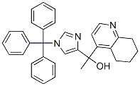 4-Quinolinemethanol,  5,6,7,8-tetrahydro--alpha--methyl--alpha--[1-(triphenylmethyl)-1H-imidazol-4-yl]- 结构式