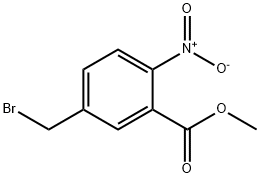 2-酰基-5-溴甲基苯甲酸甲酯 结构式