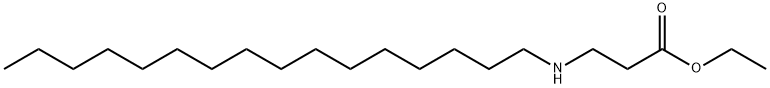 Ethyl 3-(hexadecylamino)propanoate 结构式