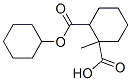 cyclohexyl hydrogen methylcyclohexane-1,2-dicarboxylate 结构式