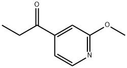 2-甲氧基-4-丙酰基吡啶 结构式
